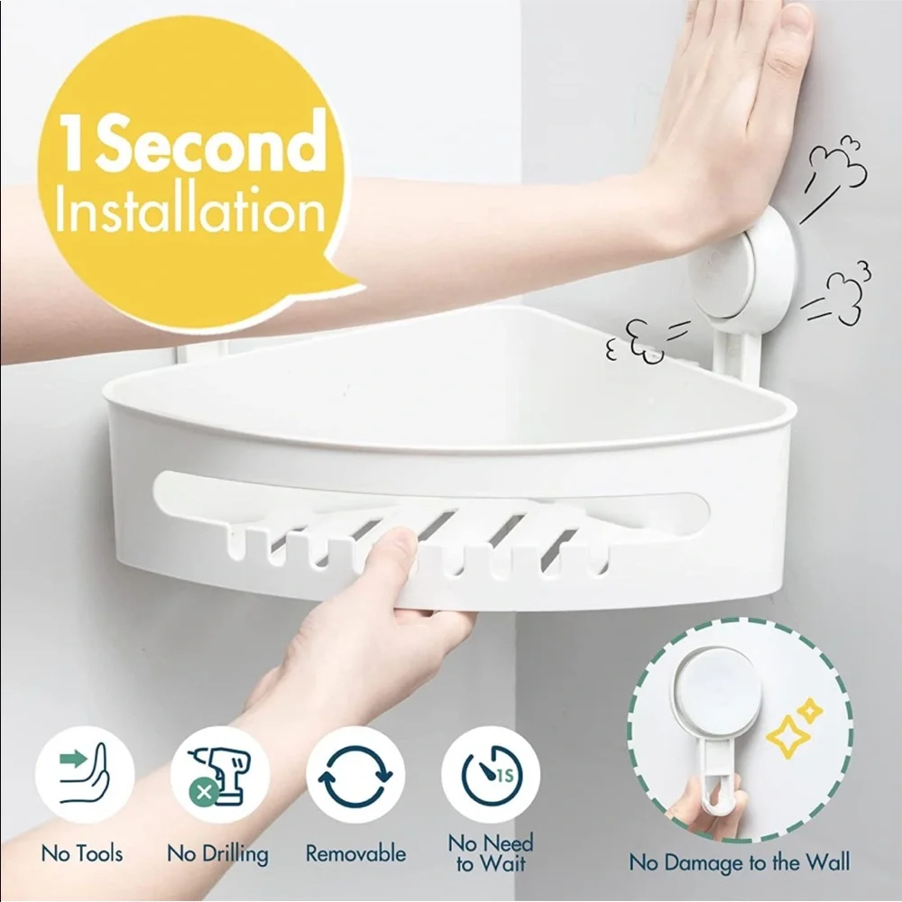 TAILI Suction Corner Shower Caddy